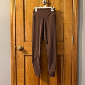 Vitality Brown Seamless Leggings Small